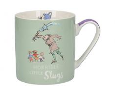 Creative Tops Roald Dahl en Porcelaine Fine Mug avec Quentin Blake Matilda Illustration, Porcelaine, Vert Pois, 9.7Â x 10.4Â x 9.5Â cm