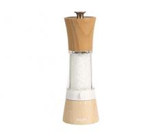 Bisetti Moulin à sel en Bois Marron Clair 18 cm