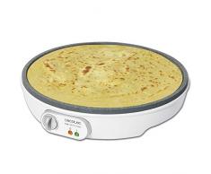 Cecotec Crêpière Fun Crepestone. Revêtement Antiadhérent RockStone, Thermostat Réglable , Diamètre de 30.5 cm, Répartiteur de pâte à crêpes et Spatule inclus, 1000 W.