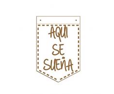 dayka Trade Sculpture et de bois, multicolore, 8.4Â x 5.5Â cm