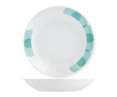 ROYAL NORFOLK Coupe Service Assiettes Table 12Â piÃ¨ces, Porcelaine, Blanc