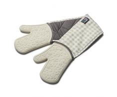 Zeal Paire de Gants de Cuisine en Silicone, très résistants, Coton, crème, 26 x 19 x 26 cm