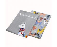 Dexam 16141243 Probllama Lot de 2 torchons Coton