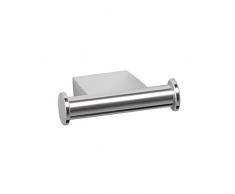 TATAY 6200300 PATERE Double Aluminium ANODISE Brillant, Métal, 7,5X5,2X2,2 CM