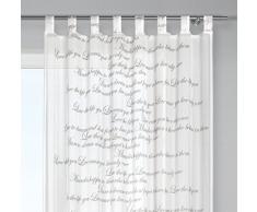 LÃ¶scher-Tirol Voilage Ã Passants, Polyester, Gris