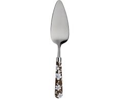 Campagne Fleur Pelle à Tarte, Acier Inoxydable, Taupe, 27.5 x 5.5 x 3 cm