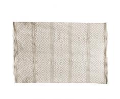 THE HOME DECO FACTORY HD5014 Tapis, Coton, Bleu, 200 x 140 x 0,5 cm