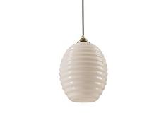 Embassy Interiors Suspension et suspension en verre opale Blanc DorÃ© 25 W