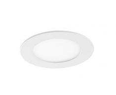 CristalRecord 02-007-06-400 - Spot downlight, LED extra-plat, rond, 6 W, lumière neutre, 4000° K, couleur blanche