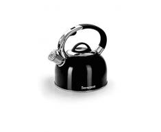 Bouilloire noire brillante