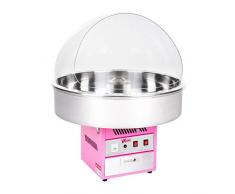 Helloshop26 Machine à Barbe à Papa Professionnelle Diamètre 72 Cm avec Coupole de Protection