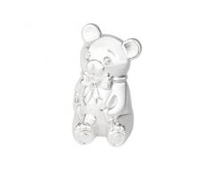 Zilverstad 6606261 Tirelire en Forme dourson Argenté avec Traitement Anti-oxydation 20 cm