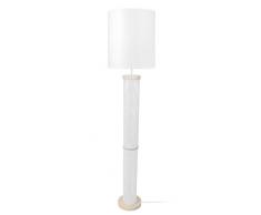 Tosel 51337 Lampadaire 1 Lumière Acier, E27, 40 W, Jaune, 30 x 160 cm