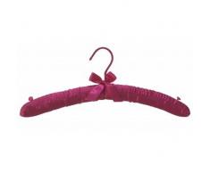 Le Cintre Français - Pack de 50 - CHARM 38 FUSHIA Cintre Tissu Satin Fuchsia 38x4x14 cm