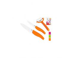 Home Kit Econome Et 2Â Couteaux de 10Â et 12.5Â cm, CÃ©ramique, Multicolore