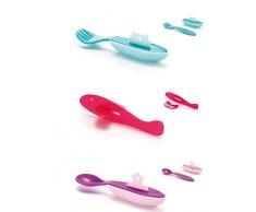 Guzzini Bimbi Irene Guerrieri Set de Couverts Multicolore 19 x 19 x 6 cm