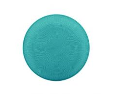 DEGRENNE - Modulo Nature lot de 6 assiettes Ã dessert ronde 21 cm , grÃ¨s de porcelaine - Bleu galet