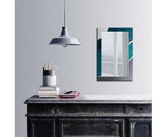 Bonamaison Décoration Murale Impression sur Miroir Encadré sur Toile, Dimensions: 40 x 60 Cm - Conçu et fabriqué en Turquie