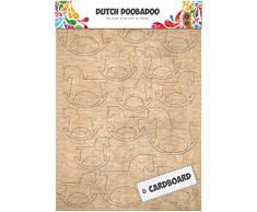 Dutch 472309006 Doobadoo Papier cartonnÃ© Motif cheval Ã bascule A5