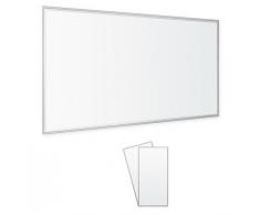 2x LEDVero 120x60 Panneau Ultraslim blanc neutre de LED Panel 60W Plafonnier encastrÃ© avec transformateur EMV2016