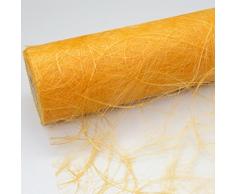 HKT Home Deco Sizoweb Chemin de table Abricot 60Â cm Rouleau 25Â m 64Â 018Â de r