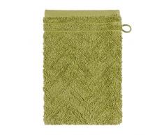 Frottana Elegance Gant de Toilette, Coton, Kiwi, 20 x 15