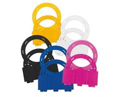 MarpaJansen 548.760-99 Lot de 5 lanternes rondes en carton ondulé à clipser à 22 cm Profondeur 10 cm à 16 cm 5 couleurs assorties Multicolore Taille unique