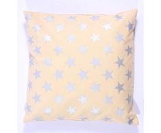 La Finesse - Housse de Coussin carrÃ©e dÃ©corative 50 x 50 cm pour la Maison en Coton pour Le Salon, Le canapÃ©, la Chambre Ã Coucher, Tissu colorÃ©, Taille Unique