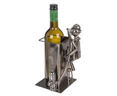 Out of the blue 71/3195 Porte bouteille en métal, Multicolore