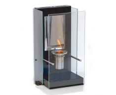 RGE Designs Mural Ethanol Cheminée - 21 cm x 20 cm x 45 cm (Noir)