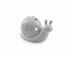 Villa dEste Home Tivoli Happy Garden Bougeoir, céramique, Papier de Sucre, 17 x 8 x 12 cm