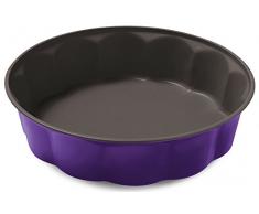 Guardini Smart Colors Moule à Tarte Fiorella, Acier, Violet