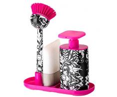 VIGAR FRA5162049 Set Vaisselle, Plastique, Rose, 21 X 8,5