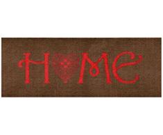 Unbekannt LS de Mats Paillasson Motif Home Love Premium, Microfibre, Multicolore, diffÃ©rentes Tailles, Microfibre, Mehrfarbig, 67x170cm