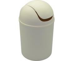 Opportunity 26R171360071 Poubelle Soft GM Gris Pale, Plastique, 19 x 19 x 31,5 cm