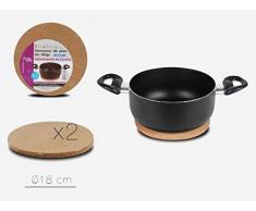 MI CASA Surmatelas en liège à 18 cm S/2