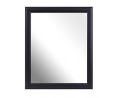 Inov8Â 10Â x 20,3Â cm traditionnel de fabrication britannique Miroir, Verre Bois dense, Scoop Silver, 10 x 8-Inch