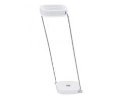 Eglo Lampe de table LED Modèle aboli/en aluminium et en acier Blanc/1 x 7,5 W LED blanc chaud/ampoule/Ampoule interchangeable/Touch me/40,5 x 10 x 10 cm 91644