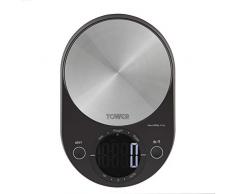 Tower Tour T876000bk Grand Ã©cran numÃ©rique de prÃ©cision Balance de Cuisine, jusquÃ 5Â kg, avec Un zÃ©ro zÃ©ro