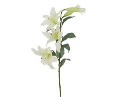 Aufora Lily Fleur Artificielle, Blanc, 52Â cm