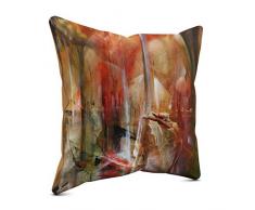 Picanova Coussin dÃ©coratif, Satin, Multicolore, 40 x 40 cm