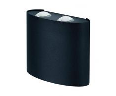 Ledvance Outdoor Applique murale et plafonnier en aluminium Gris foncé 10,5 W