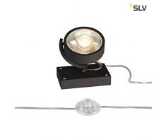 SLV Kalu Lampe sur pied, aluminium, noir