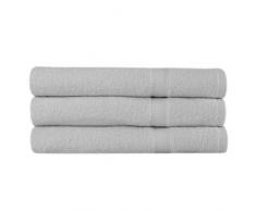 Westward Ho! Drap de Bain en Coton (3 Pack, 390GSM), PeignÃ©, Gris, 100x140 cm