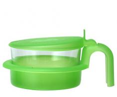 Rocco Bormioli Dem Cloche avec Bocal en Verre, Plastique, 11Â x 11Â x 7Â cm 11x11x7 cm Multicolore