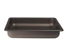 Autocuiseurs Plateau Agnelli Gastronorm 1/2 en Aluminium Noir 6 cm