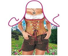 Joli Tablier de Cuisine baïérien = Sexy Almgirl Bayern = loriginal Directement par Les Textiles ITATI (GR-43236)
