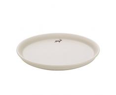 Kela 390221 Henrik Assiette à Fondue, Beige