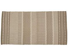 Jute & Co. Tapis Amalfi Moquette, Colour-Grey, 100% Coton, Multicolore Gris Taille Unique