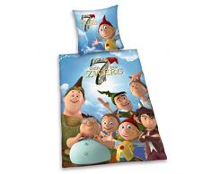 Herding 4404022050 Parure de Lit pour Enfant avec Imprimé Le Septième Nain en Coton Multicolore 135 x 200 cm